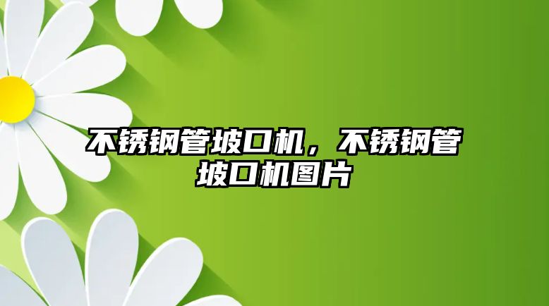 不銹鋼管坡口機(jī)，不銹鋼管坡口機(jī)圖片